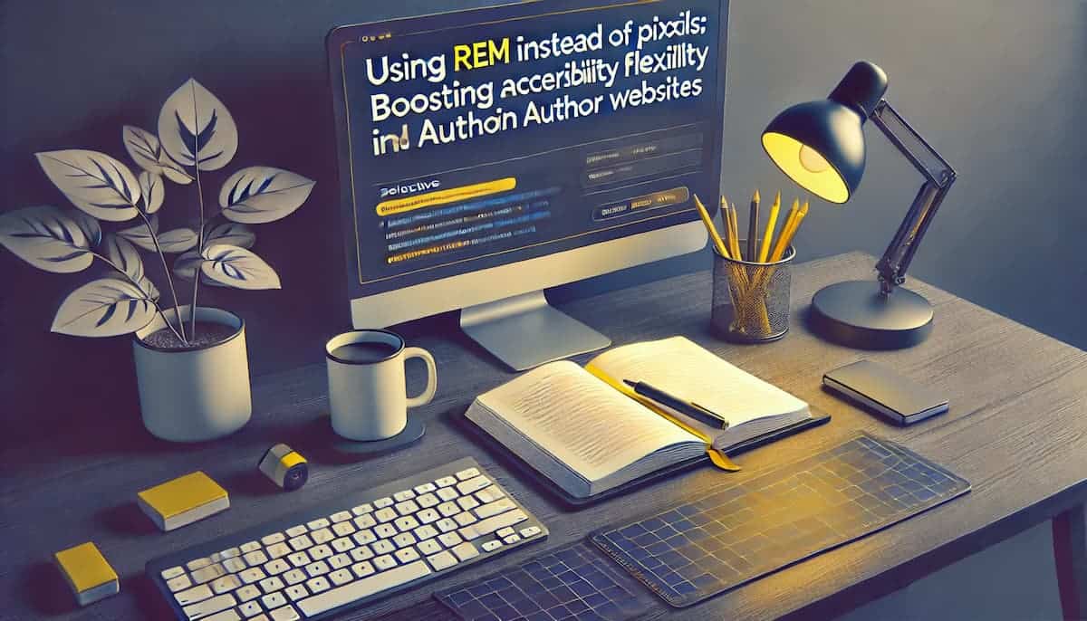 using rem instead of pixels boosting accessibility and flexibility in author websites