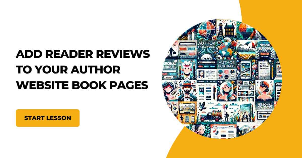 add reader reviews to your author website book pages