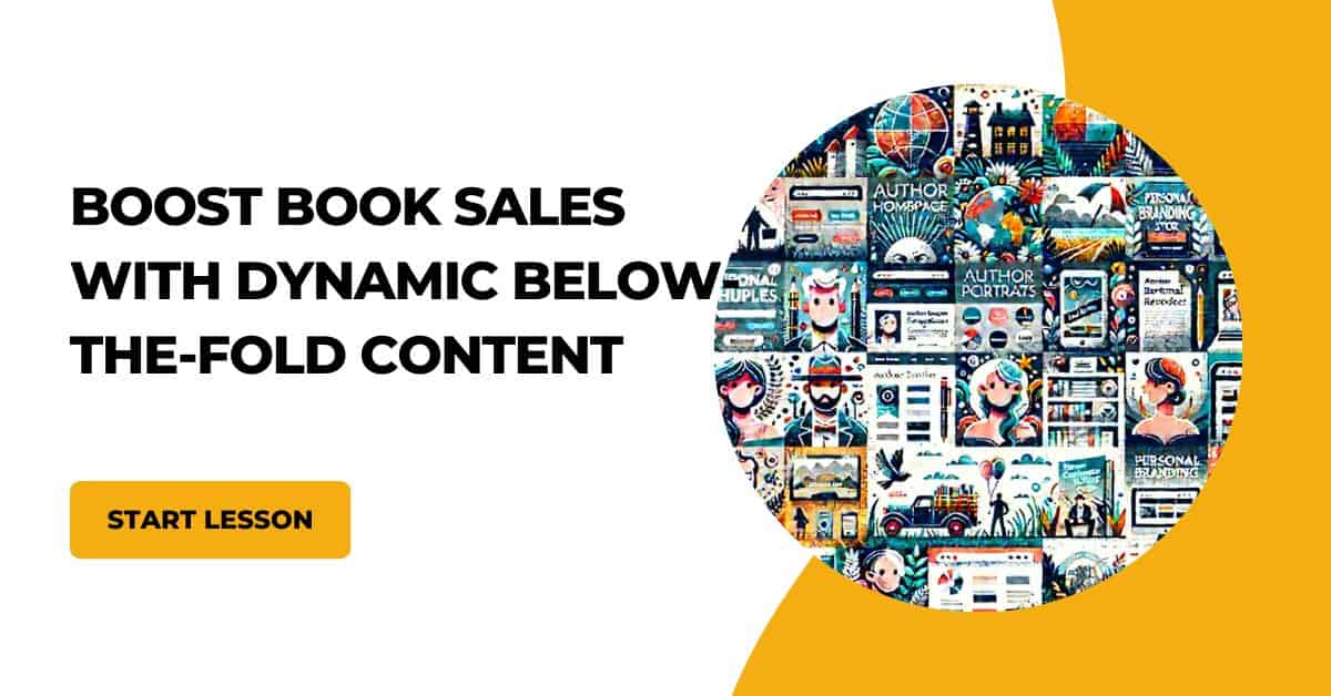 boost book sales with dynamic below the fold content