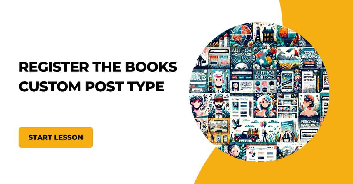 register the books custom post type